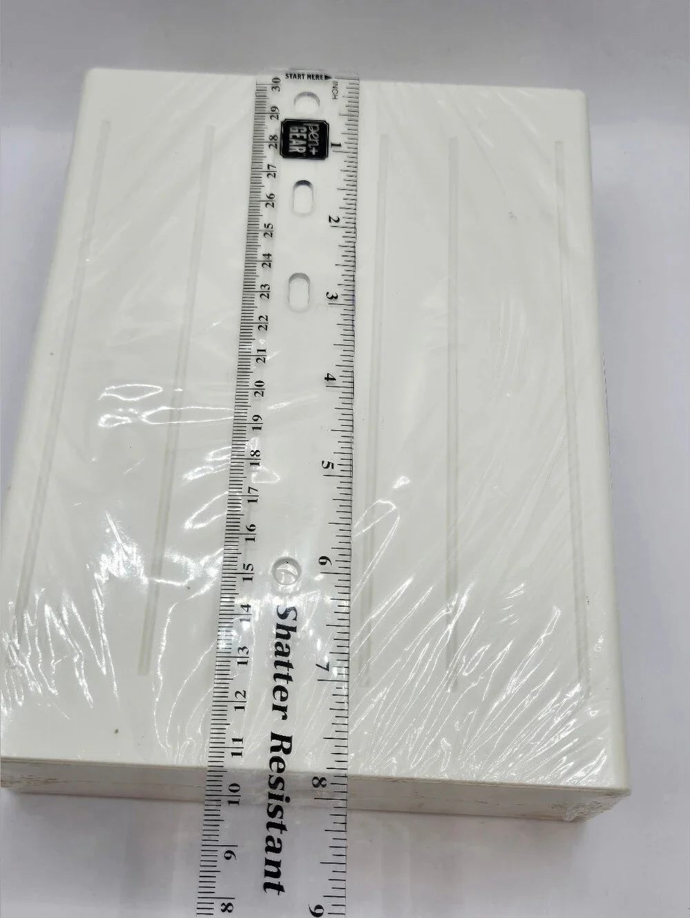 Off White Plastic Drawer Organizer Storage Bin Medium New